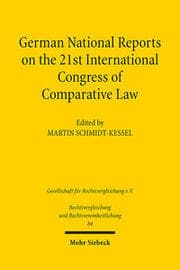 Cover von German National Reports on the 21st International Congress of Comparative Law