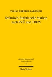 Cover von Technisch-funktionelle Marken nach PVÜ und TRIPS