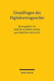 Cover von Grundfragen des Digitalvertragsrechts