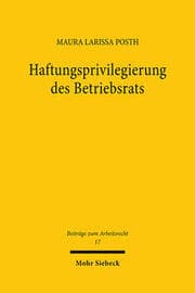 Cover von Haftungsprivilegierung des Betriebsrats