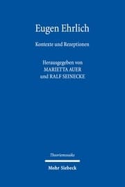 Cover von Eugen Ehrlich