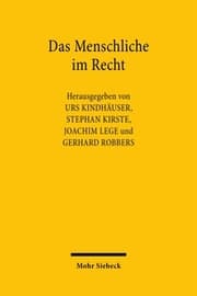 Cover von Das Menschliche im Recht