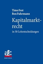 Cover von Kapitalmarktrecht in 50 Leitentscheidungen
