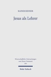 Cover von Jesus als Lehrer