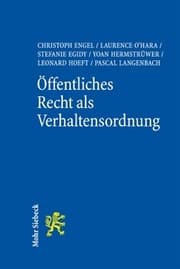 Cover von Öffentliches Recht als Verhaltensordnung