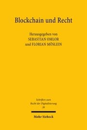 Cover von Blockchain und Recht