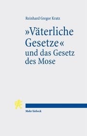 Cover von 'Väterliche Gesetze' und das Gesetz des Mose