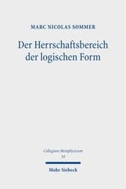 Cover von Der Herrschaftsbereich der logischen Form