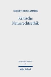 Cover von Kritische Naturrechtsethik