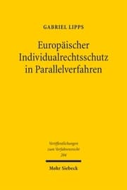 Cover von Europäischer Individualrechtsschutz in Parallelverfahren