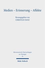 Cover von Medien - Erinnerung - Affekte