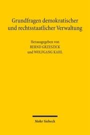 Cover von Grundfragen demokratischer und rechtsstaatlicher Verwaltung