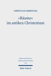 Cover von 'Räume' im antiken Christentum
