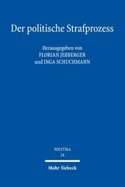Cover von Der politische Strafprozess