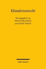 Cover von Klimakrisenrecht