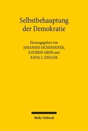 Cover von Selbstbehauptung der Demokratie