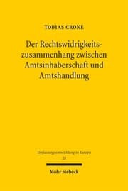 Cover von Der Rechtswidrigkeitszusammenhang zwischen Amtsinhaberschaft und Amtshandlung