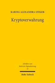 Cover von Kryptoverwahrung