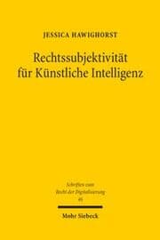 Cover von Rechtssubjektivität für Künstliche Intelligenz