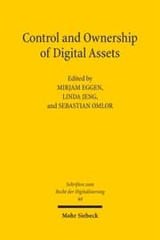 Cover von Control and Ownership of Digital Assets