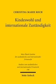 Cover von Kindeswohl und internationale Zuständigkeit