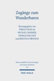 Cover von Zugänge zum Wunderbaren