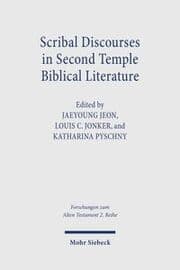 Cover von Scribal Discourses in Second Temple Biblical Literature