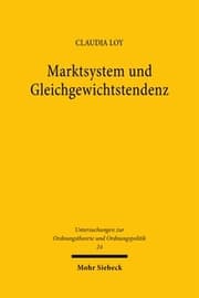 Cover von Marktsystem und Gleichgewichtstendenz