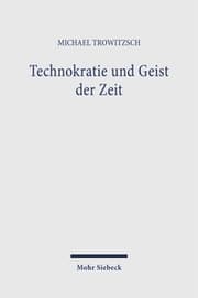Cover von Technokratie und Geist der Zeit