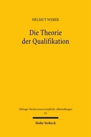 Cover von Die Theorie der Qualifikation