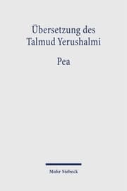Cover von Übersetzung des Talmud Yerushalmi