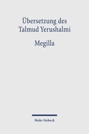 Cover von Übersetzung des Talmud Yerushalmi