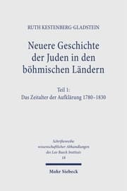 Cover von Neuere Geschichte der Juden in den böhmischen Ländern