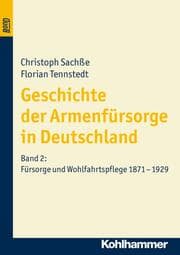 Cover von Geschichte der Armenfürsorge in Deutschland. BonD