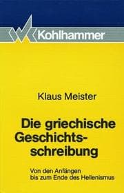 Cover von Die griechische Geschichtsschreibung