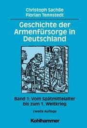 Cover von Geschichte der Armenfürsorge in Deutschland