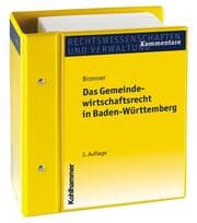 Cover von Das Gemeindewirtschaftsrecht in Baden-Württemberg
