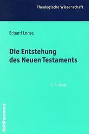 Cover von Die Entstehung des Neuen Testaments