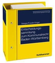 Cover von Entscheidungssammlung zum Kommunalrecht Baden-Württemberg (EKBW)