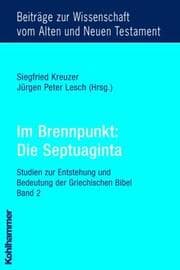 Cover von Im Brennpunkt: Die Septuaginta 2