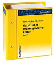 Cover von Gesetz über Ordnungswidrigkeiten