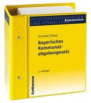 Cover von Bayerisches Kommunalabgabengesetz