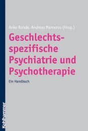Cover von Geschlechtsspezifische Psychiatrie und Psychotherapie