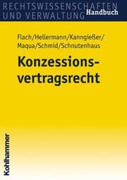 Cover von Konzessionsvertragsrecht