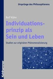 Cover von Individuationsprinzip als Sein und Leben