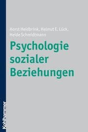 Cover von Psychologie sozialer Beziehungen