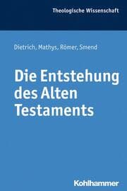 Cover von Die Entstehung des Alten Testaments