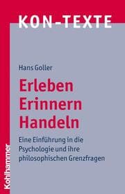 Cover von Erleben, Erinnern, Handeln