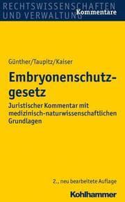 Cover von Embryonenschutzgesetz
