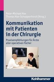 Cover von Kommunikation mit Patienten in der Chirurgie
